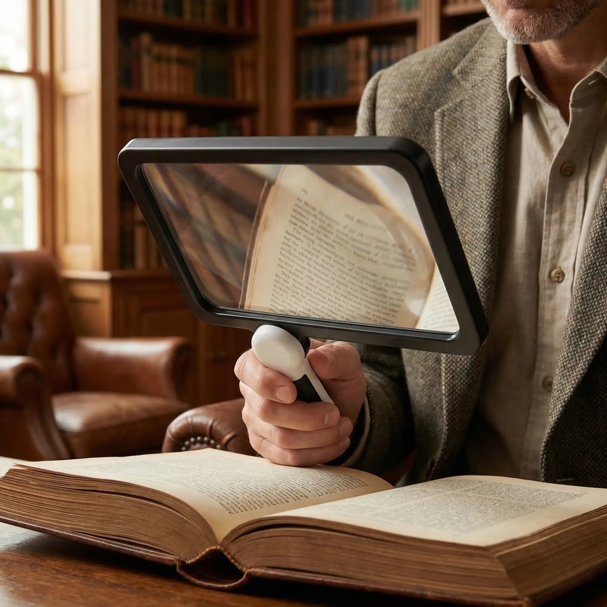Clarivex - Foldable Illuminated Handheld Magnifier Decoluxe.co.uk