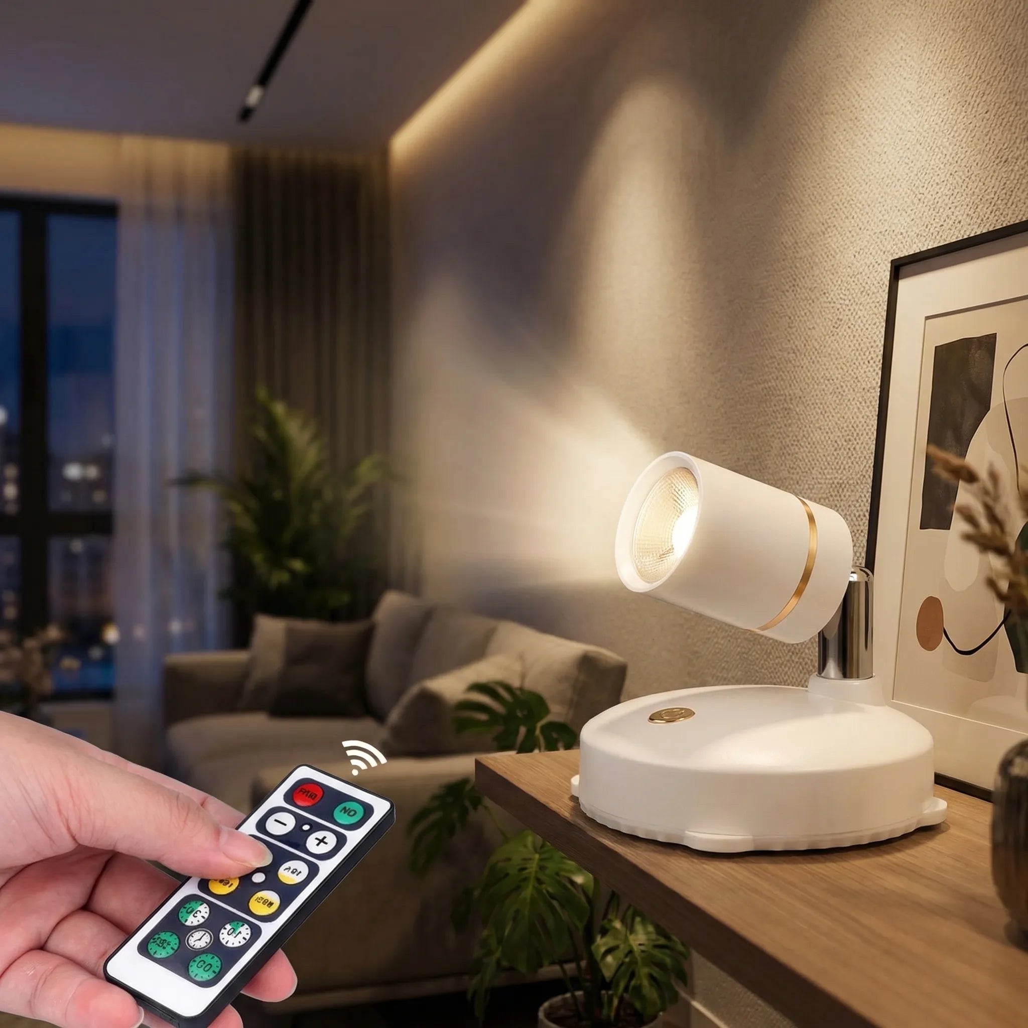 Gleamspot - Wireless Dimmable LED Spotlight Decoluxe.co.uk