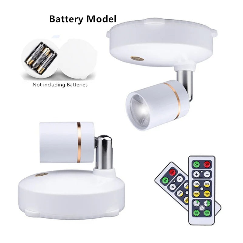 Gleamspot - Wireless Dimmable LED Spotlight Decoluxe.co.uk