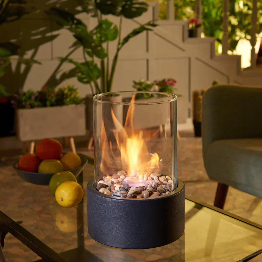FlameAura | Bioethanol Table Fireplace – Smoke-Free Flame & Modern Design