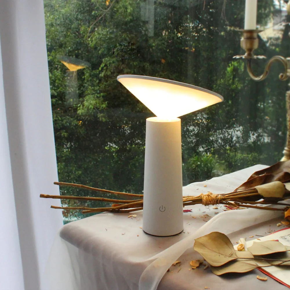 GlowFlex | LED Table Lamp – 360° Rotation & Adjustable Brightness
