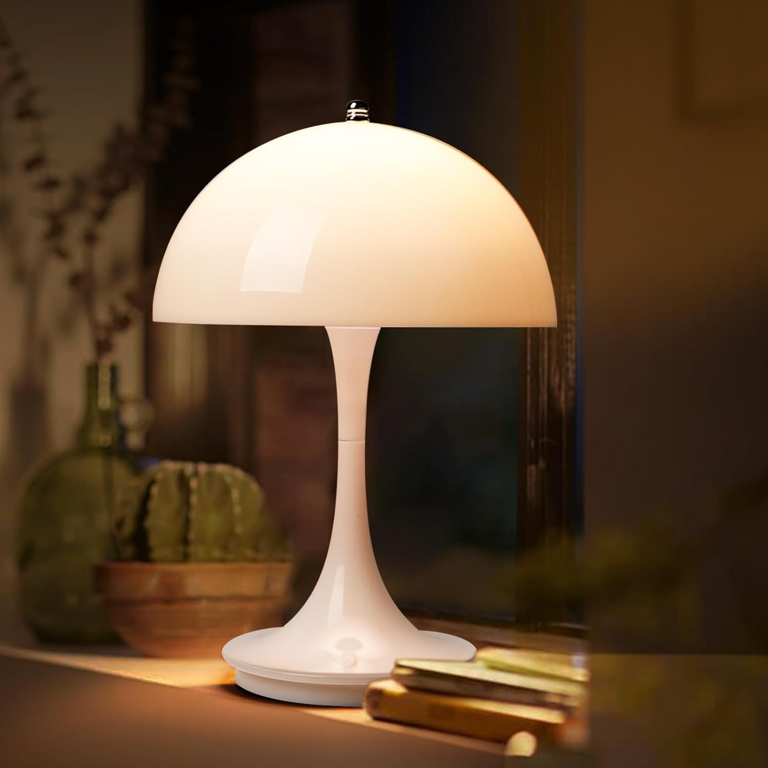 LumaMush | Wireless Mushroom Lamp – Warm Scandinavian Glow