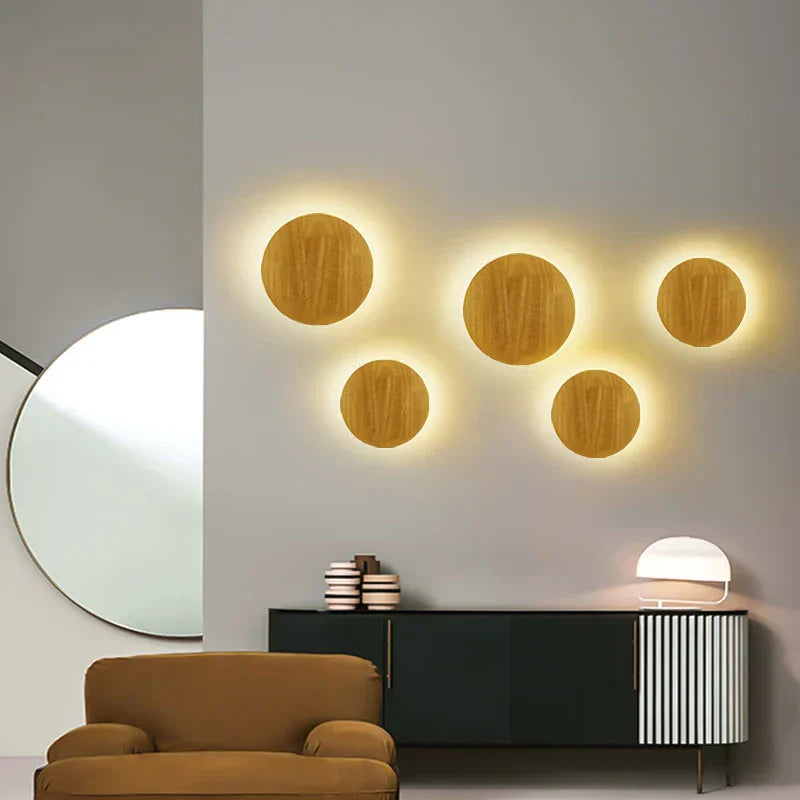 WoodGlow | LED Wall Light – Natural Design & Nordic Warmth