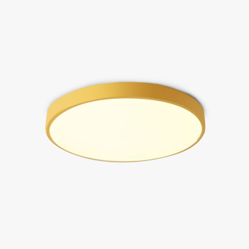 GlowRing | Ceiling Light – Ultra-Slim LED with Pastel Elegance