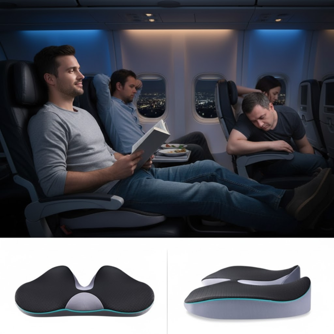 Seatwell - Contoured Ergonomic Seat Cushion Decoluxe.co.uk