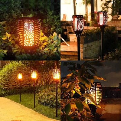 IP65 Waterproof LED Solar Garden Torches with 10-Hour Battery Life 5