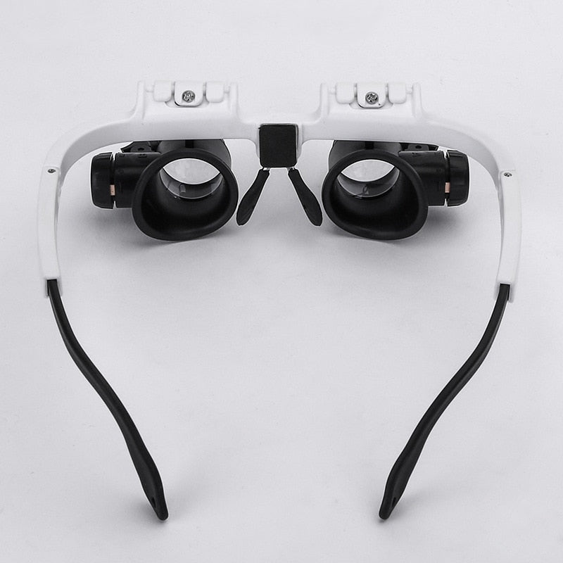 Zoomvex - LED-Lit Head-Worn Magnifying Eyewear Decoluxe.co.uk