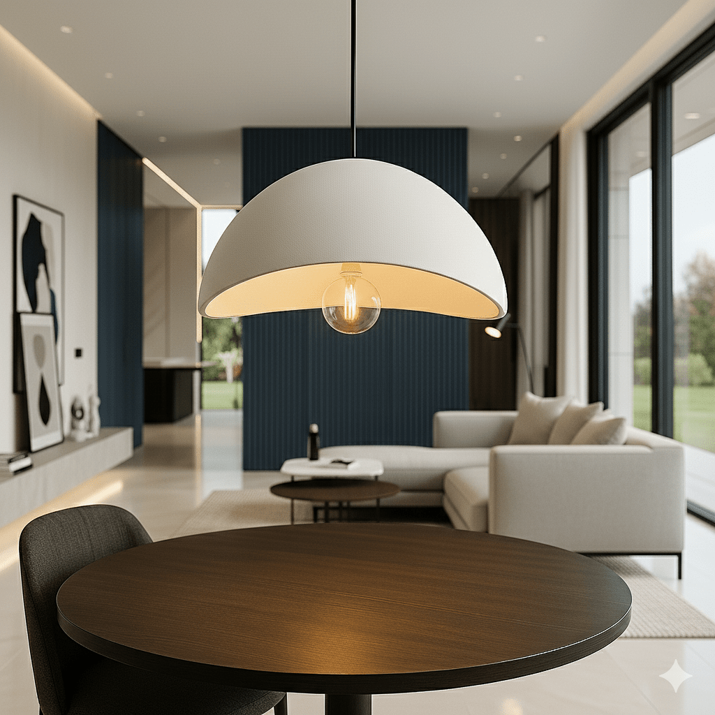 LumiVetra | Pendant Ceiling Light – Dimmable Glass Elegance