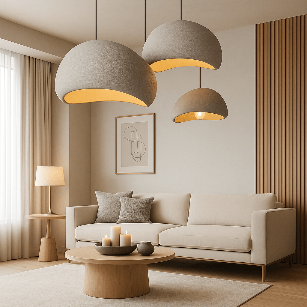 LumiVetra | Pendant Ceiling Light – Dimmable Glass Elegance