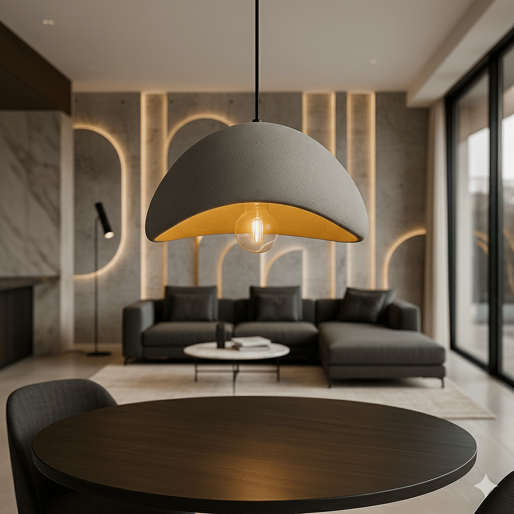 LumiVetra | Pendant Ceiling Light – Dimmable Glass Elegance