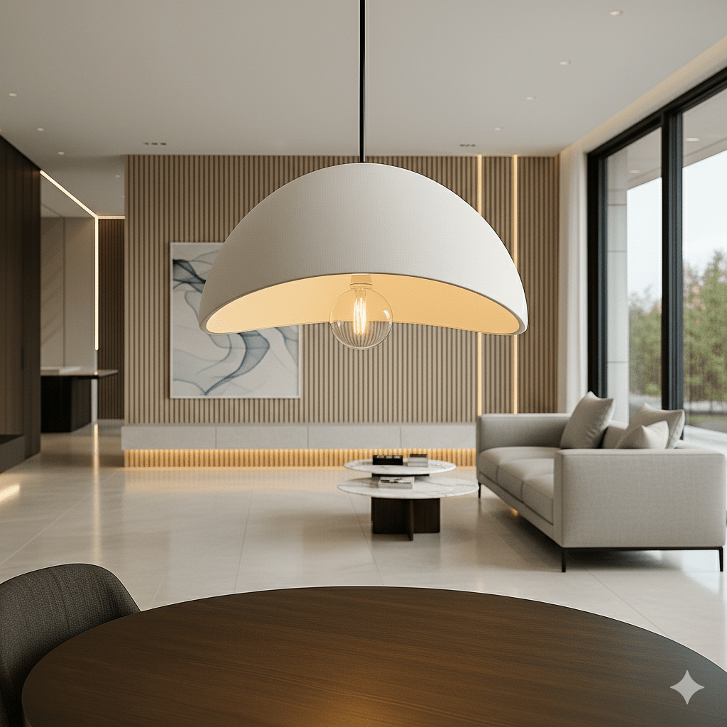 LumiVetra | Pendant Ceiling Light – Dimmable Glass Elegance