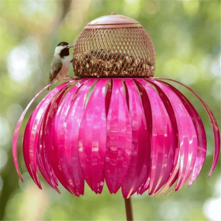BloomPerch | Sunflower Bird Feeder – Vibrant Aesthetic Garden Decor Decoluxe.co.uk
