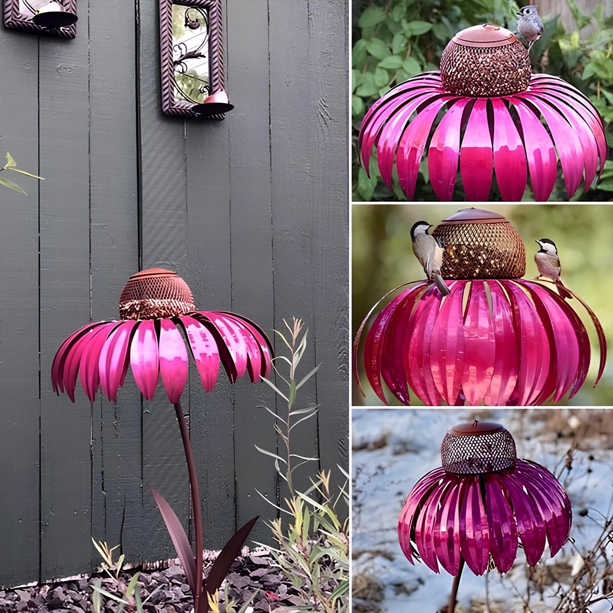 BloomPerch | Sunflower Bird Feeder – Vibrant Aesthetic Garden Decor Bird Feeders Decoluxe.co.uk