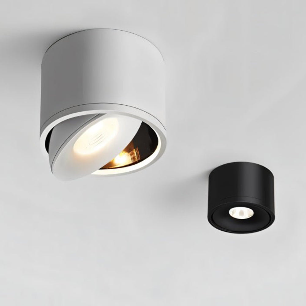 BrightAxis | Aluminium LED Downlights – Precise Tilt Adjustment up to 30° Ceiling Light Fixtures Decoluxe.co.uk
