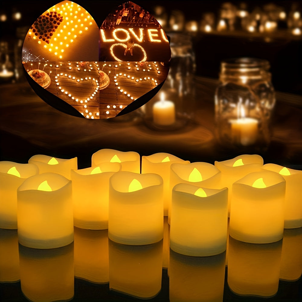 CandleLume | Flameless LED Tea Lights – Safe & Elegant Candle Glow Flameless Candles Decoluxe.co.uk