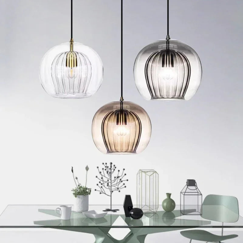 ClearGlow | Pendant Light – Minimalist Design & Bright Illumination Grey Ceiling Light Fixtures Decoluxe.co.uk
