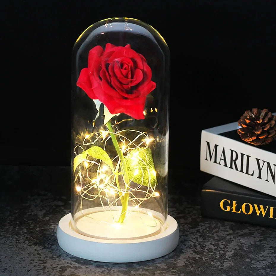 EternalBloom | Preserved Rose – Warm LED Glow Decoluxe.co.uk