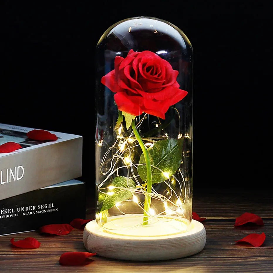 EternalBloom | Preserved Rose – Warm LED Glow Decoluxe.co.uk