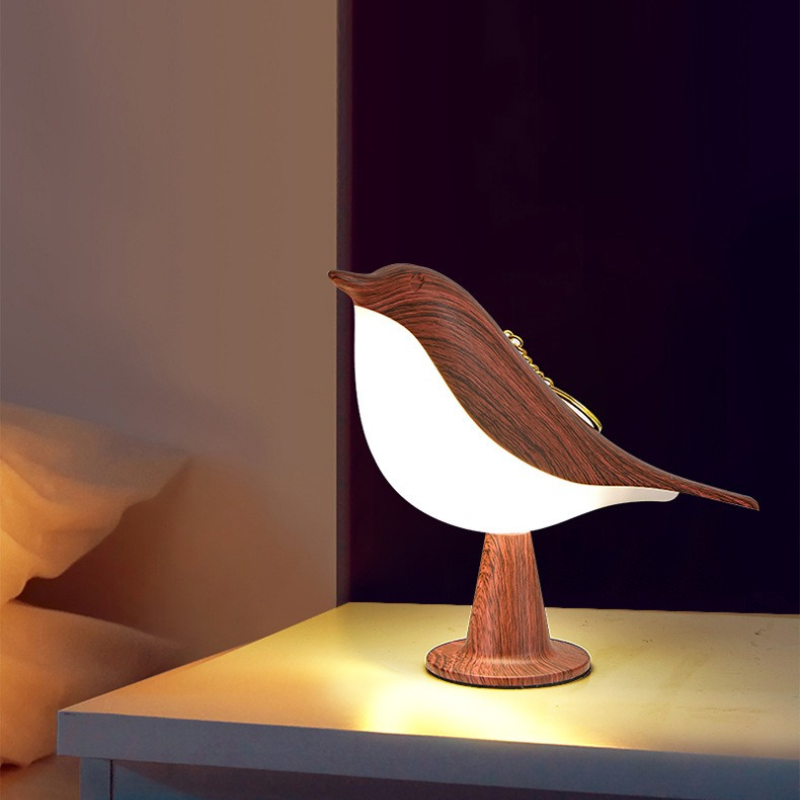 FeatherGlow | LED Night Lamp – Elegant Bird Shape with Touch Light Decoluxe.co.uk