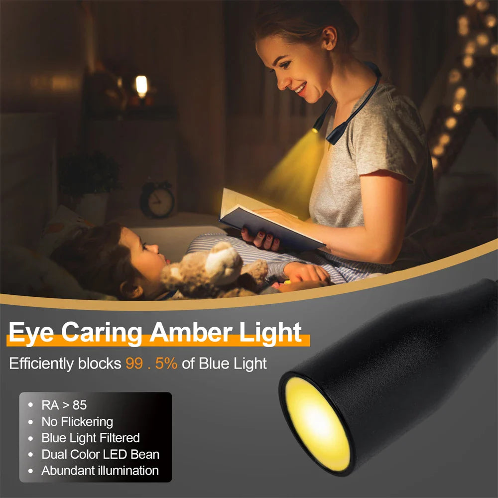 FlexiBeam | LED Neck Light – Hands-Free Eye-Friendly Reading Decoluxe.co.uk