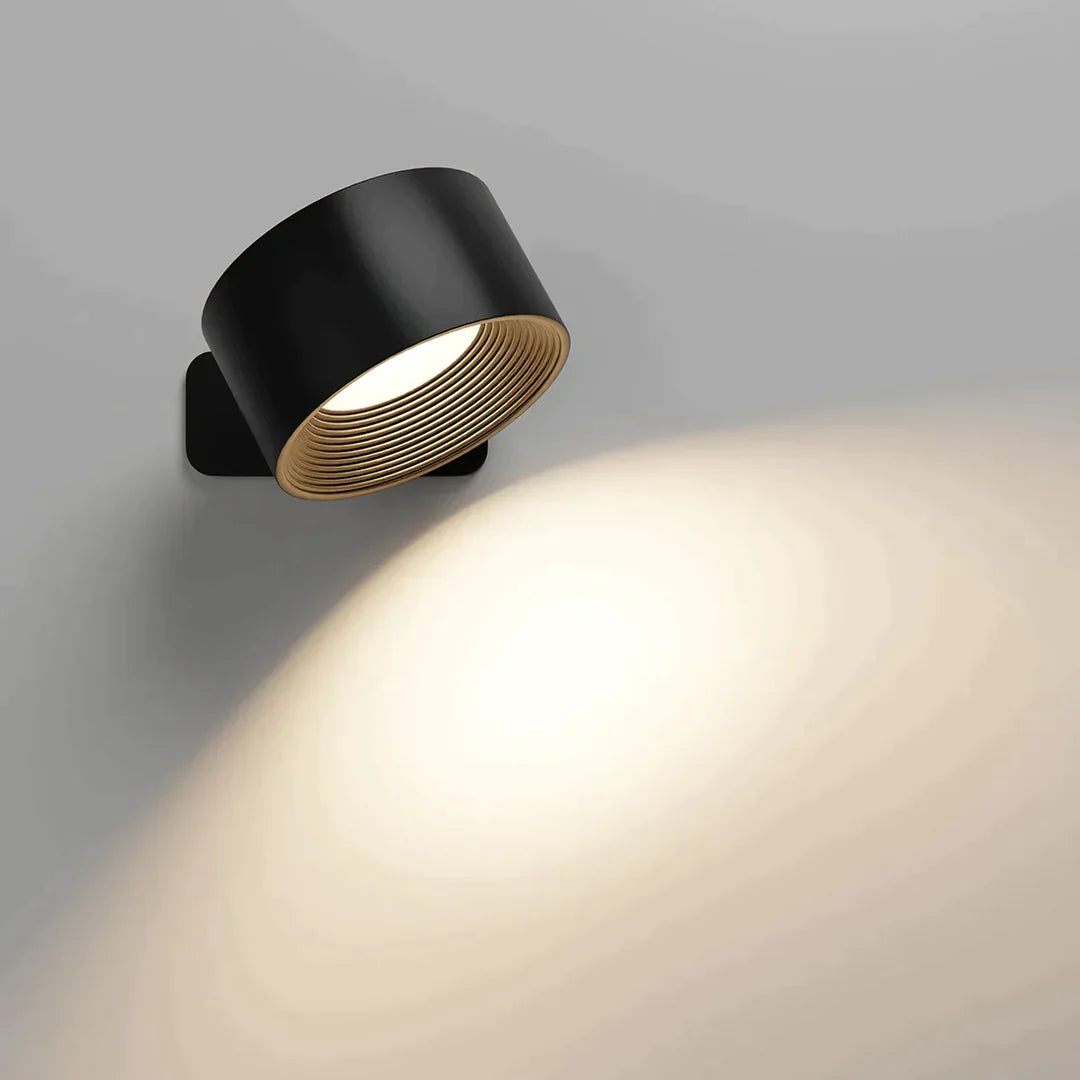 Flexilight | Cordless Magnetic Wall Light Black Wall Light Fixtures Decoluxe.co.uk