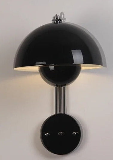 FloriaLight | LED Wall Lamp – Floral Design & Ambient Glow Black 14.96 in × 9.84 in (38 cm × 25 cm) Decoluxe.co.uk