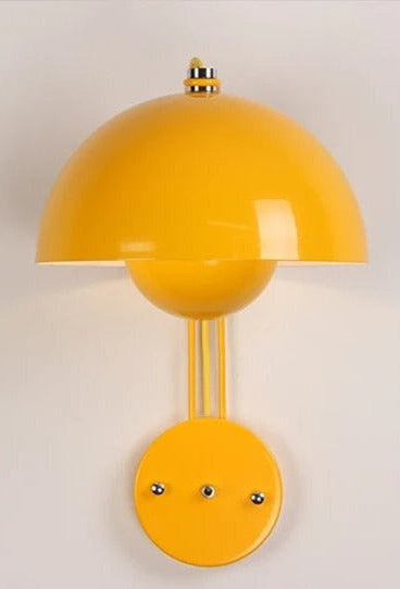 FloriaLight | LED Wall Lamp – Floral Design & Ambient Glow Yellow 14.96 in × 9.84 in (38 cm × 25 cm) Decoluxe.co.uk