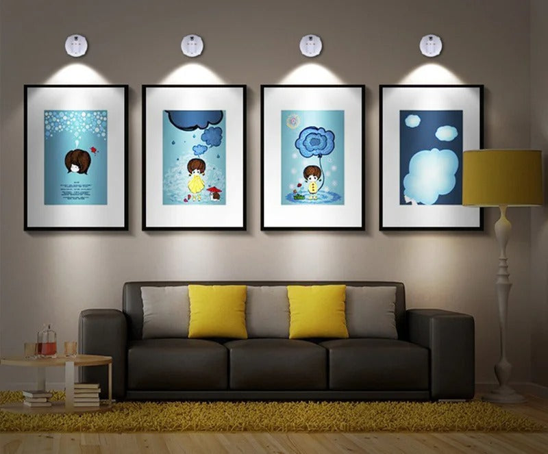 GlowFlex | Wireless LED Projector – Flexible Lighting with Remote Control Wall Light Fixtures Decoluxe.co.uk