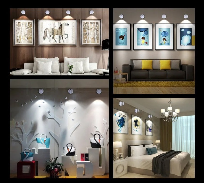 GlowFlex | Wireless LED Projector – Flexible Lighting with Remote Control Wall Light Fixtures Decoluxe.co.uk