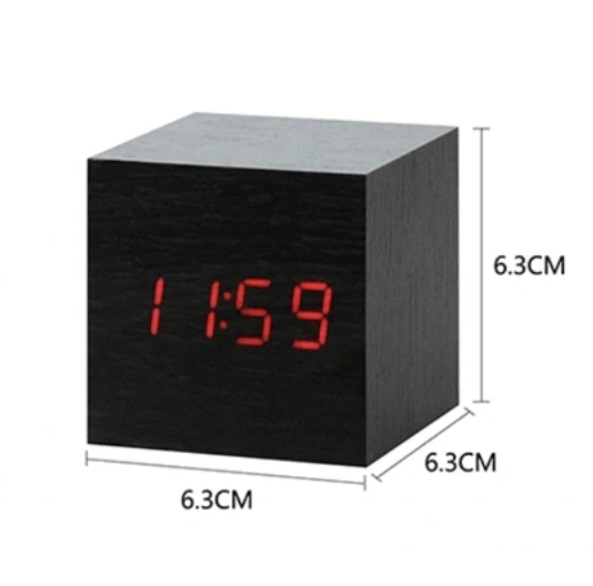 GlowMatrix | LED Alarm Clock – Intelligent Sound Control Decoluxe.co.uk
