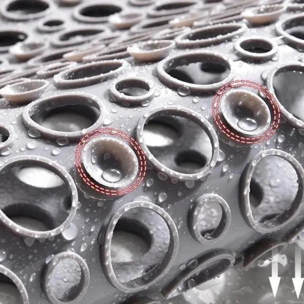 GripGuard | Non-Slip Shower Mat – Quick-Drainage & Bathroom Safety Bath Mats & Rugs Decoluxe.co.uk