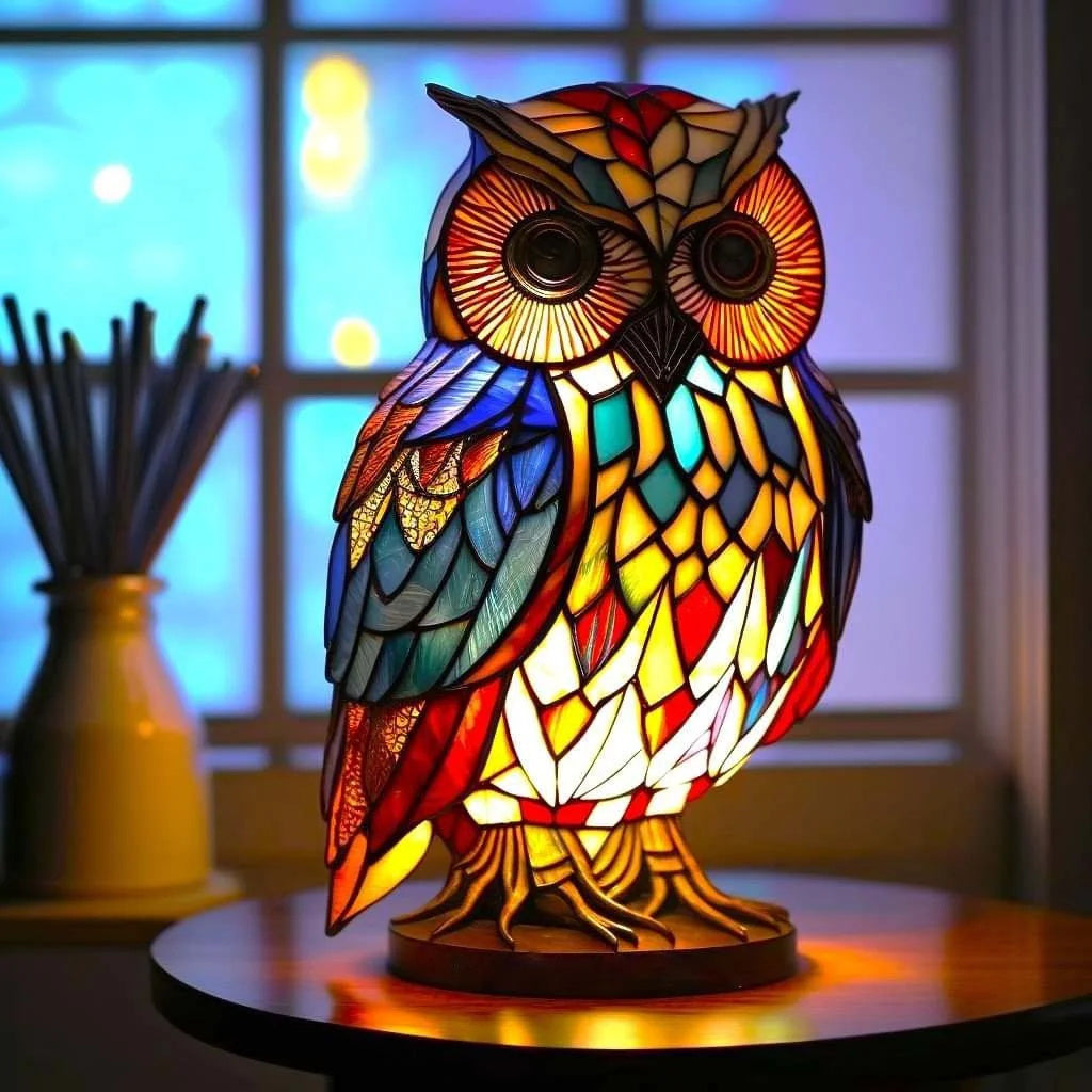 LumiArte | Artistic LED Lamp – Timeless Elegance & Modern Design Owl 4.72 x 2.8 x 5.9 inches (12cm × 7cm × 15cm) Table Lamps Decoluxe.co.uk