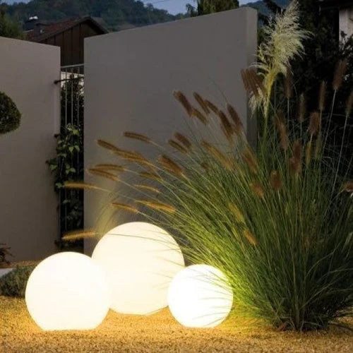 LuminAura | Spherical LED Garden Light – 16-Colour Ambient Glow Landscape Pathway Lighting Decoluxe.co.uk