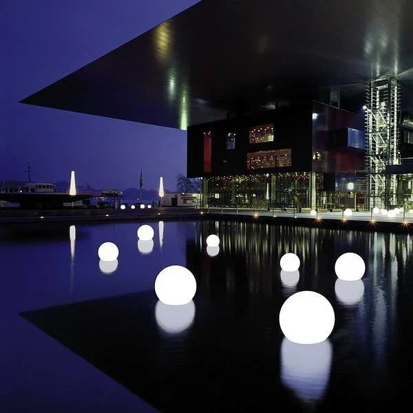 LuminAura | Spherical LED Garden Light – 16-Colour Ambient Glow Landscape Pathway Lighting Decoluxe.co.uk