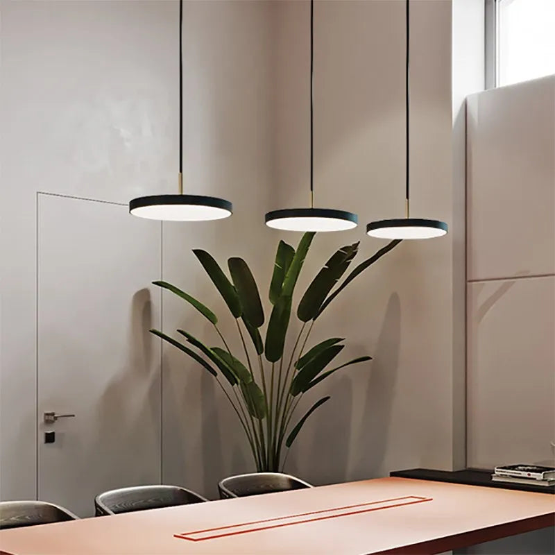 LumiPendant | LED Suspension – Minimalist Design & Adjustable Height Ceiling Light Fixtures Decoluxe.co.uk