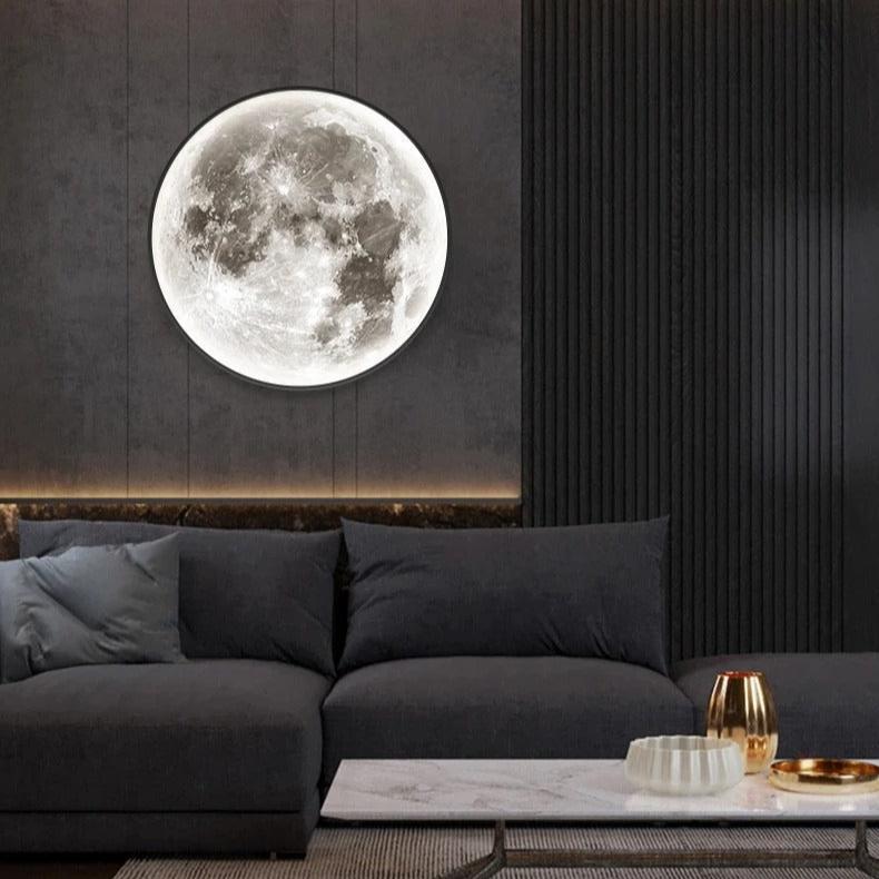 LunaGlow | LED Moon Lamp – Soothing Light for Serene Spaces Wall Light Fixtures Decoluxe.co.uk
