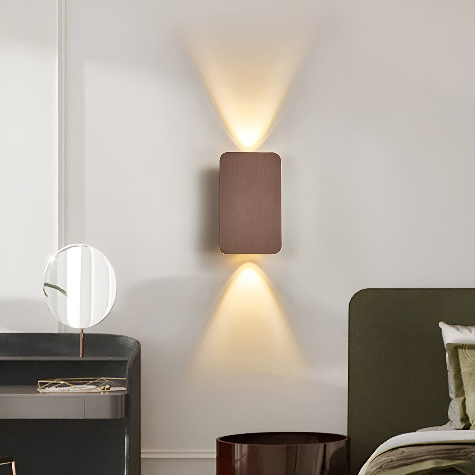 LustraBeam | LED Wall Light – Up & Down Minimalist Glow Wall Light Fixtures Decoluxe.co.uk