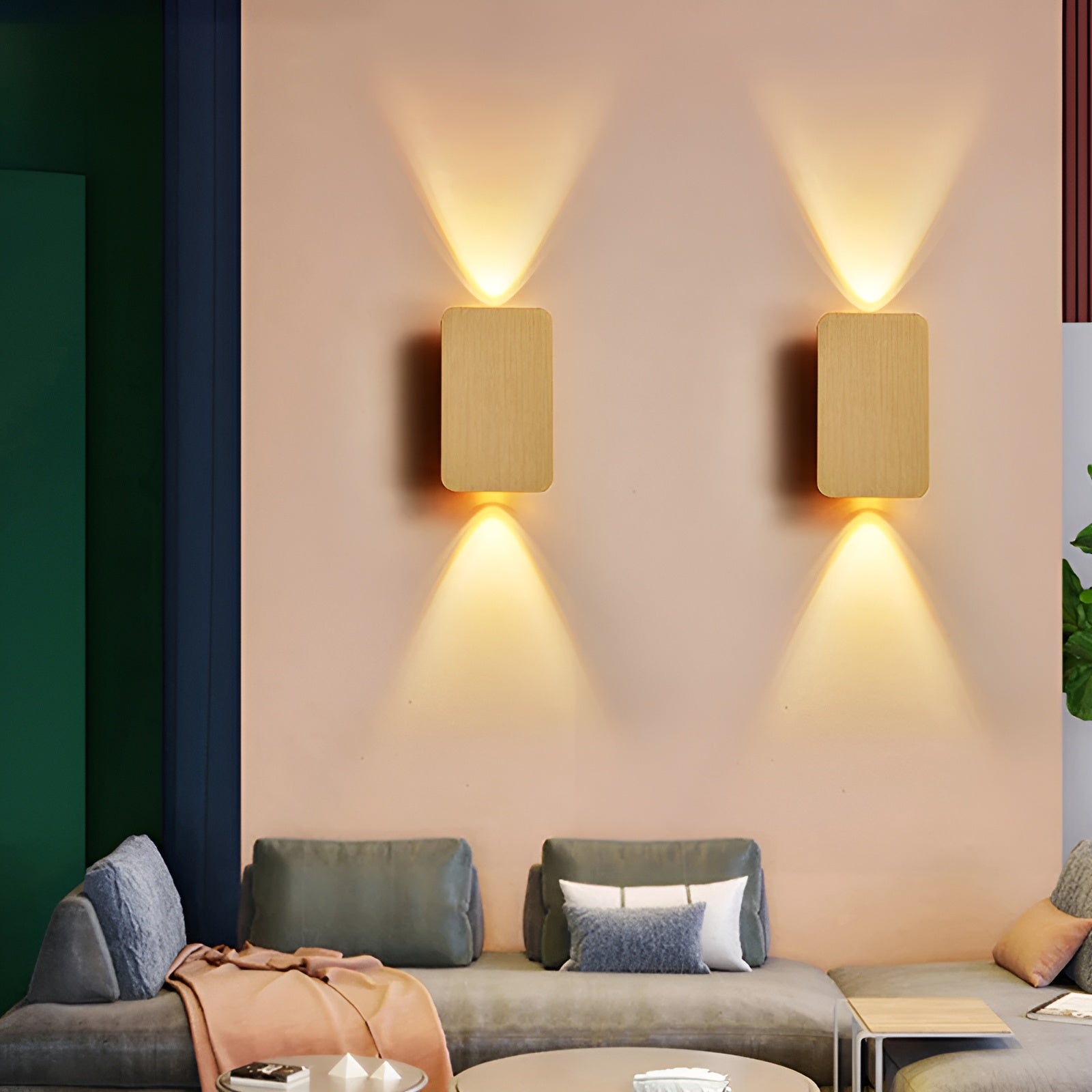 LustraBeam | LED Wall Light – Up & Down Minimalist Glow Decoluxe.co.uk