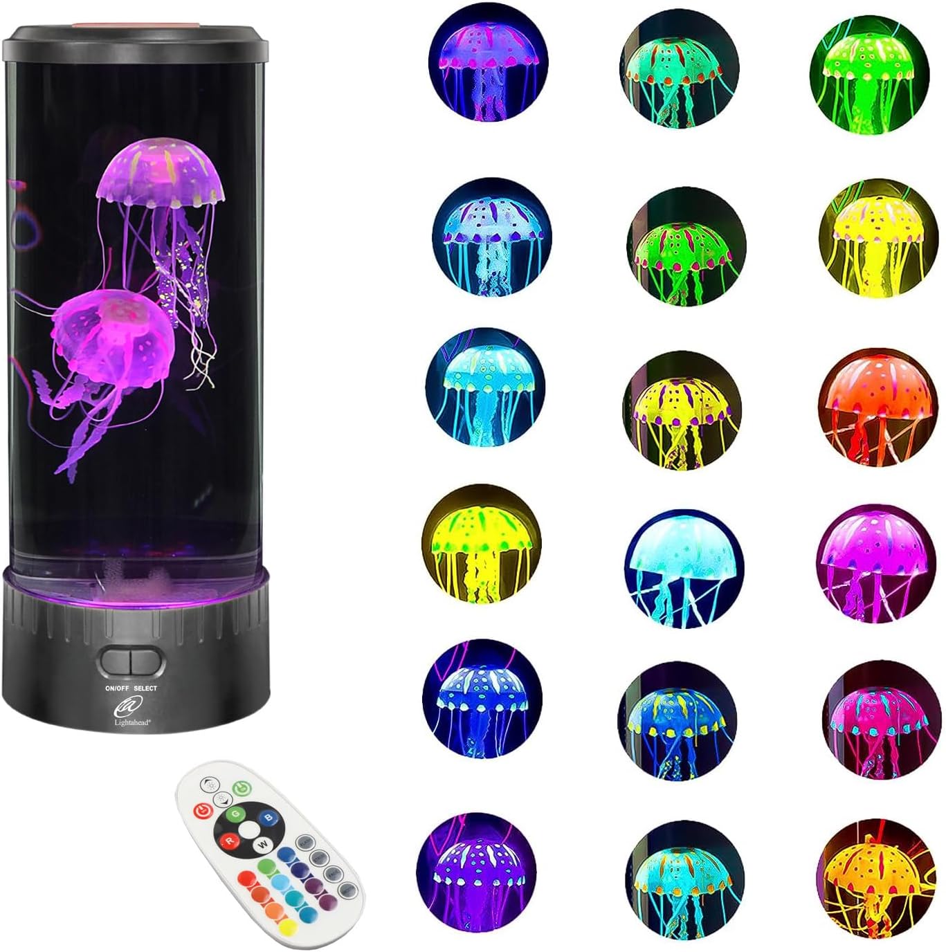 OceanGlow | LED Jellyfish Lamp – Calming Design & Stress Relief Lighting Table Lamps Decoluxe.co.uk