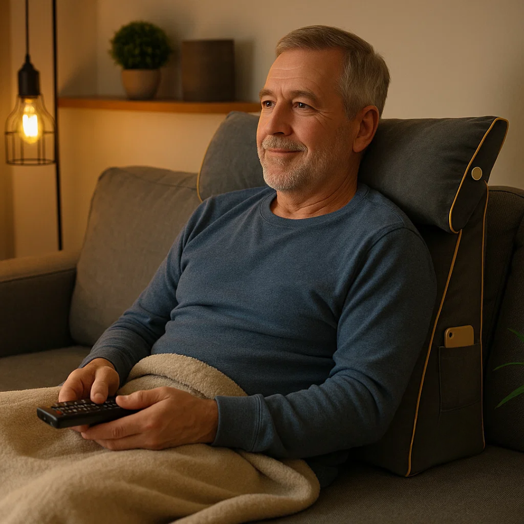 PostureEase | Orthopaedic Cushion – Enhanced Comfort & Posture Support Chair & Sofa Cushions Decoluxe.co.uk