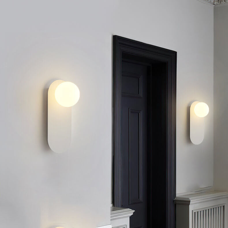 PureArc | Wall Sconce – Modern Glass Ring Design White 110V-120V For US CA Decoluxe.co.uk