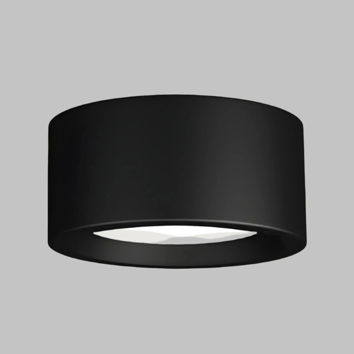 PureNord | Ceiling Light – Simple Contemporary Ceiling Design Black 18W (D18cm × H7cm) Ceiling Light Fixtures Decoluxe.co.uk