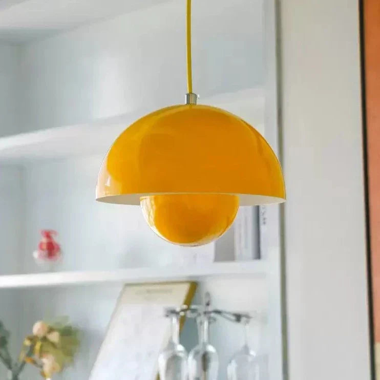 ScandiLuxe | LED Suspension – Adjustable Height & Soft Glow Yellow 9 x 4 in (23 x 10 cm) Decoluxe.co.uk