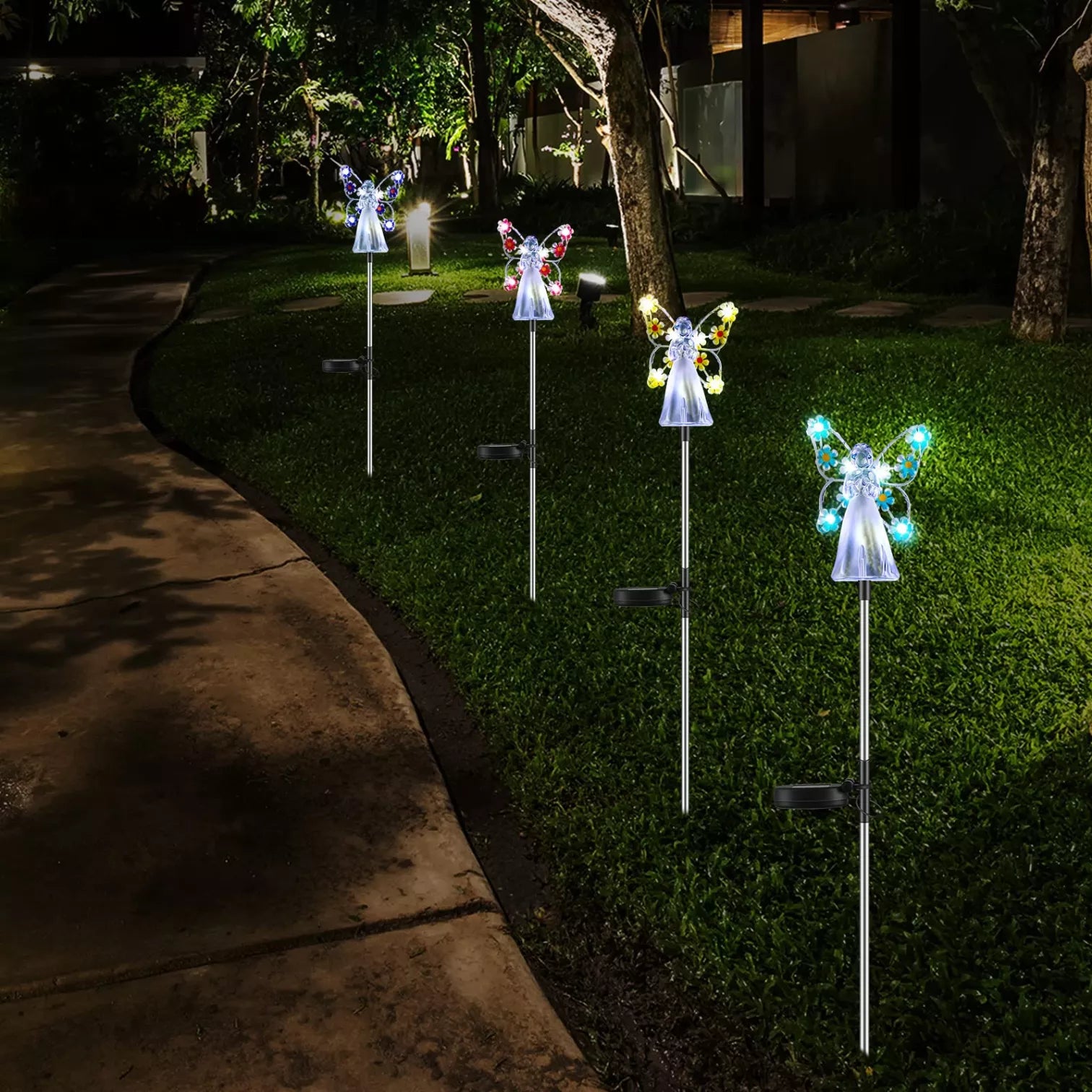 SereniGlow | Solar Angel LED Garden Light – Elegant Outdoor Illumination Decoluxe.co.uk