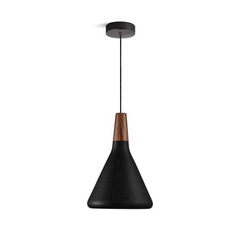 ShineSphere | Pendant Lamp – Modern Style for Any Room Black Dia 7 in x H 10.6 in (Dia 18 cm x H 27 cm) Ceiling Light Fixtures Decoluxe.co.uk
