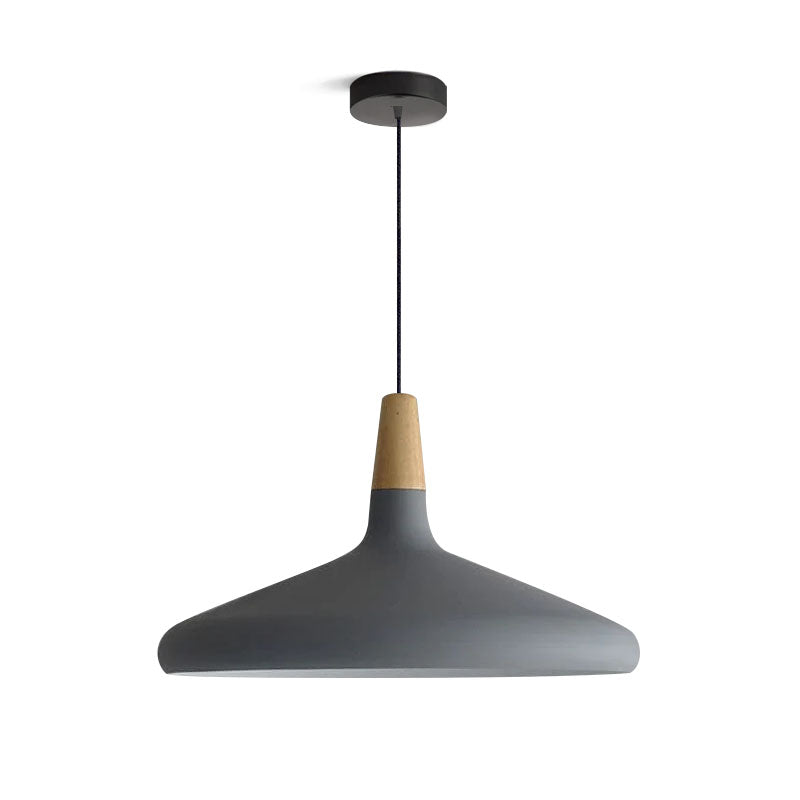 ShineSphere | Pendant Lamp – Modern Style for Any Room Grey Dia 17.6 in x H 10.6 in (Dia 39 cm x H 27 cm) Ceiling Light Fixtures Decoluxe.co.uk