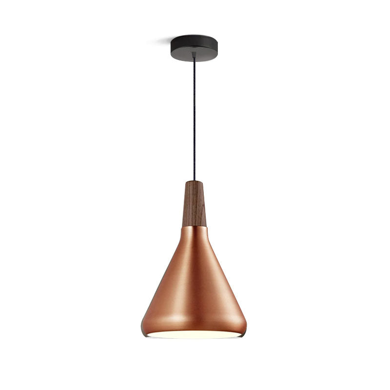 ShineSphere | Pendant Lamp – Modern Style for Any Room Rose Gold Dia 7 in x H 10.6 in (Dia 18 cm x H 27 cm) Ceiling Light Fixtures Decoluxe.co.uk