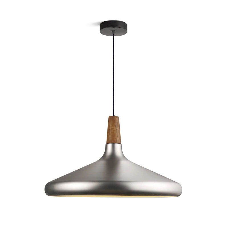 ShineSphere | Pendant Lamp – Modern Style for Any Room Silver Dia 17.6 in x H 10.6 in (Dia 39 cm x H 27 cm) Ceiling Light Fixtures Decoluxe.co.uk