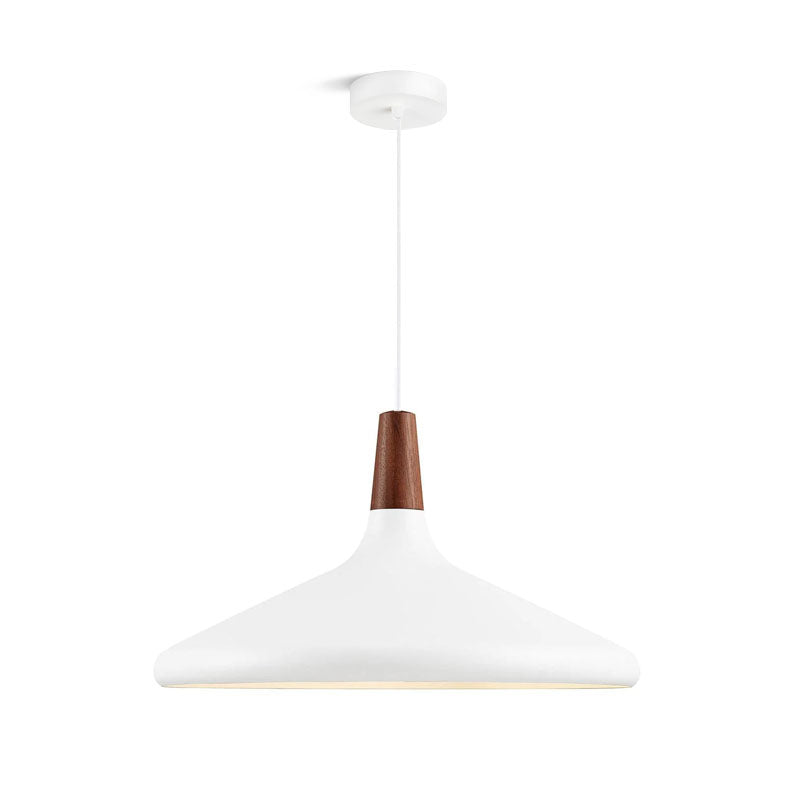 ShineSphere | Pendant Lamp – Modern Style for Any Room White Dia 17.6 in x H 10.6 in (Dia 39 cm x H 27 cm) Ceiling Light Fixtures Decoluxe.co.uk