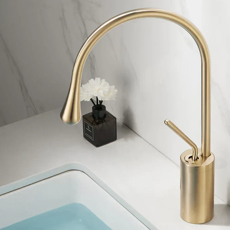 SwanFlow | Bathroom Tap – Elegant Swivel Design for Modern Interiors Bathroom Sink Faucets Decoluxe.co.uk